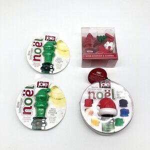 Joie MSC Noel Bottle Toppers and Wine Stoppers - Thumbnail 2